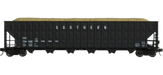 Trainworx 27035-10 N Scale Woodchip Hopper Southern 134642