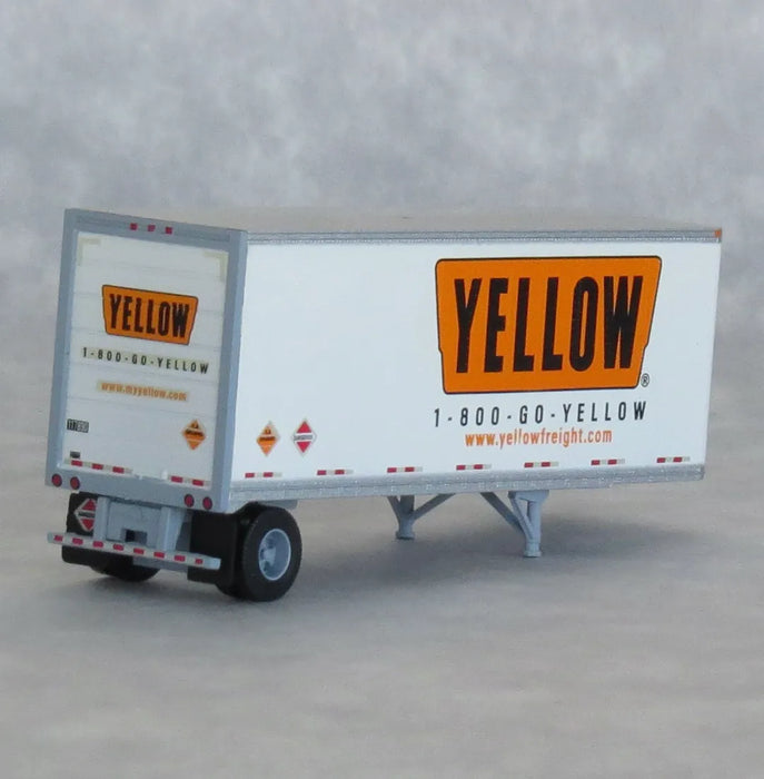 Trainworx 42885-05 N Scale 28′ Pup Semi Trailer YELLOW 117890