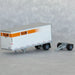 Trainworx 42885 N Scale 28′ Pup Semi Trailer YELLOW