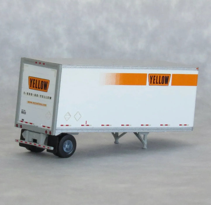 Trainworx 42885 N Scale 28′ Pup Semi Trailer YELLOW