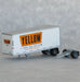 Trainworx 42885 N Scale 28′ Pup Semi Trailer YELLOW