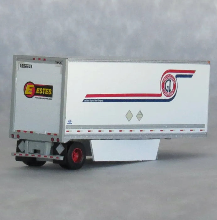 Trainworx 42894 N Scale 28′ Pup Semi Trailer ESTES/GI