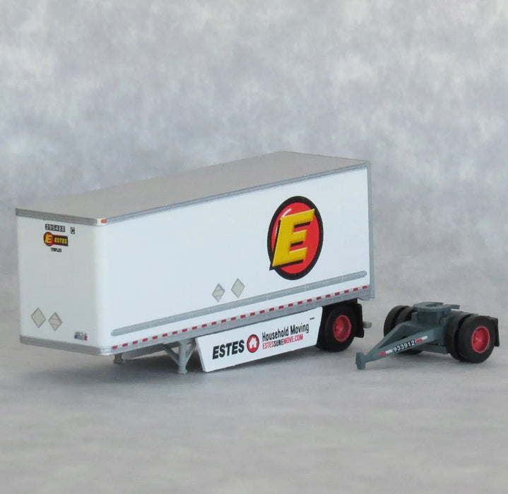 Trainworx 42894 N Scale 28′ Pup Semi Trailer ESTES