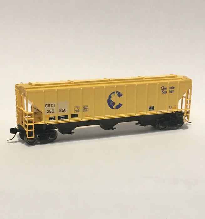 Trainworx N Scale 24424-03 PS-4427 Covered Hopper CSXT 253858 (Ex-Chessie)