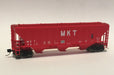 Trainworx N Scale 24472-01 PS-4427 Covered Hopper Missouri-Kansas-Texas MKT 9610 (Red Paint)