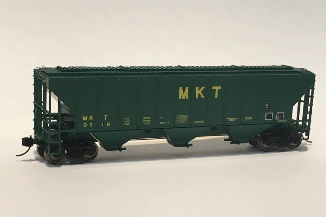 Trainworx N Scale 24472-05 PS-4427 Covered Hopper Missouri-Kansas-Texas MKT 9616