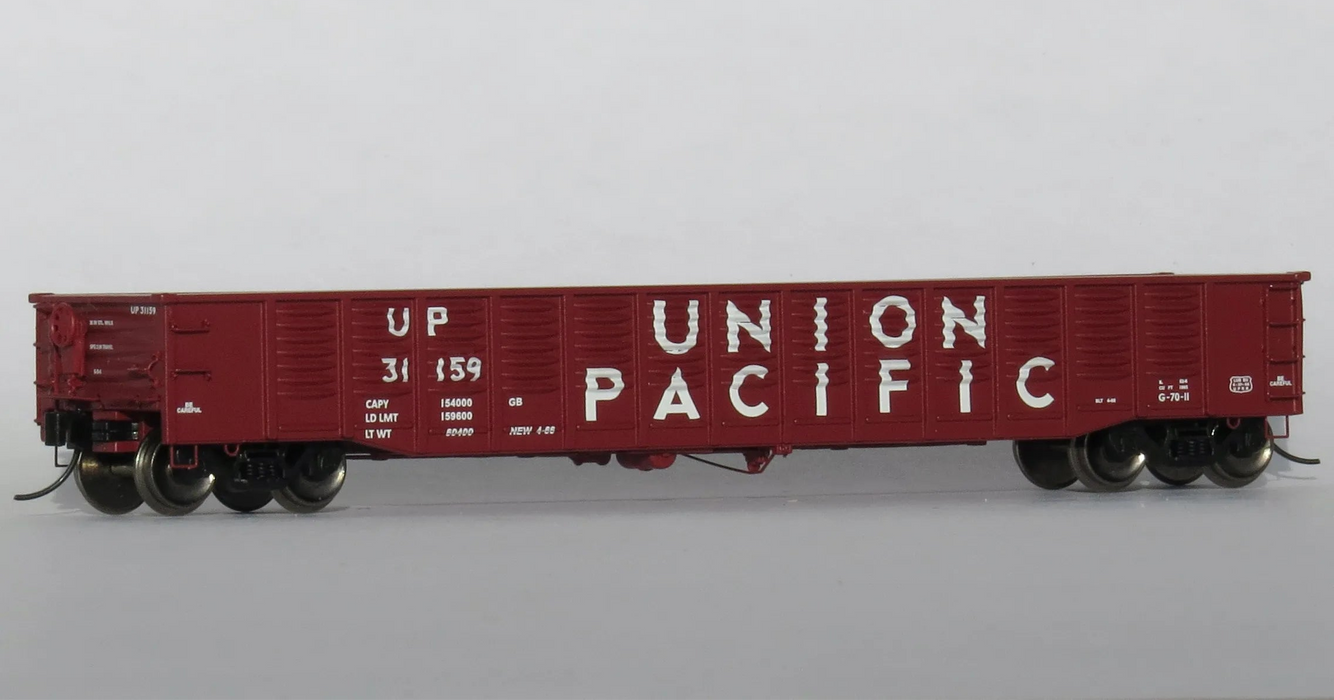 Trainworx N Scale 25207-32 52'6" Corrugated Gondola Union Pacific UP 31210