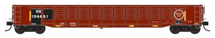 Trainworx N Scale 25213-04 52'6" Corrugated Gondola Norfolk Southern NS 194451 (Ex-MP Patched)