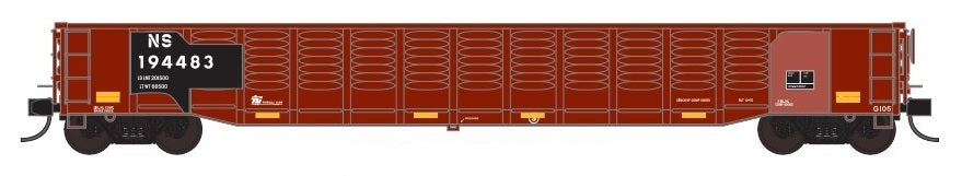 Trainworx N Scale 25213-06 52'6" Corrugated Gondola Norfolk Southern NS 194483 (Ex-MP Patched)