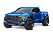 Traxxas 101076-4 Metallic Blue 1/10 Pro Scale Ford Raptor R™ 4x4 VXL Replica Truck