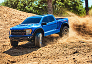 Traxxas 101076-4 Metallic Blue 1/10 Pro Scale Ford Raptor R™ 4x4 VXL Replica Truck