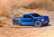 Traxxas 101076-4 Metallic Blue 1/10 Pro Scale Ford Raptor R™ 4x4 VXL Replica Truck
