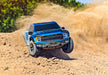Traxxas 101076-4 Metallic Blue 1/10 Pro Scale Ford Raptor R™ 4x4 VXL Replica Truck