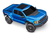 Traxxas 101076-4 Metallic Blue 1/10 Pro Scale Ford Raptor R™ 4x4 VXL Replica Truck