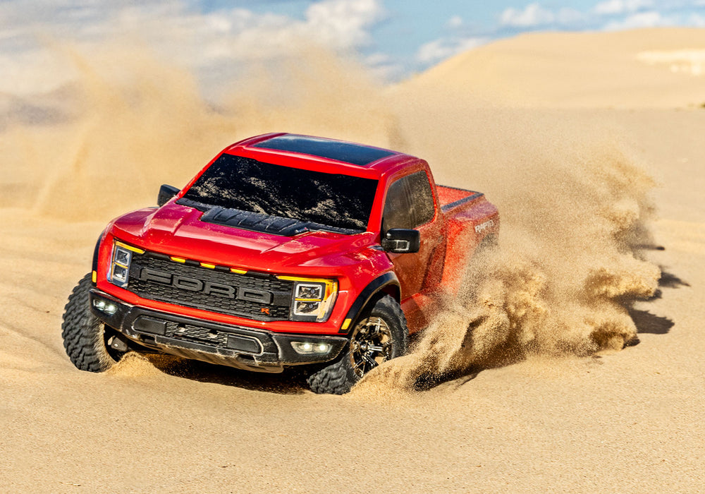Traxxas Raptor R 4x4 Traxxas 101076-4 Red 1/10 Pro Scale Ford Raptor R™ 4x4 VXL Replica Tru ...