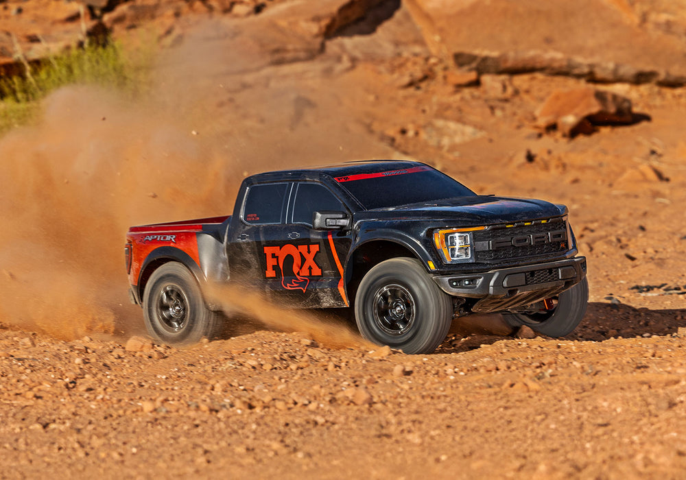 Traxxas 101177-4 1/10 Ford Raptor R™ 4x4 Ultimate VXL Replica Truck - Fox Racing