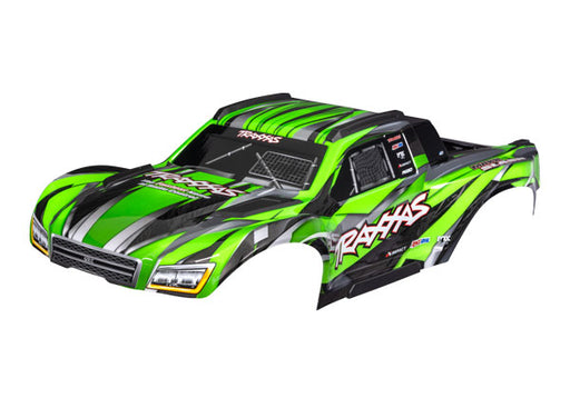 Traxxas 10211 Green Body with Supports/Latches Decals for MAXX Slash®