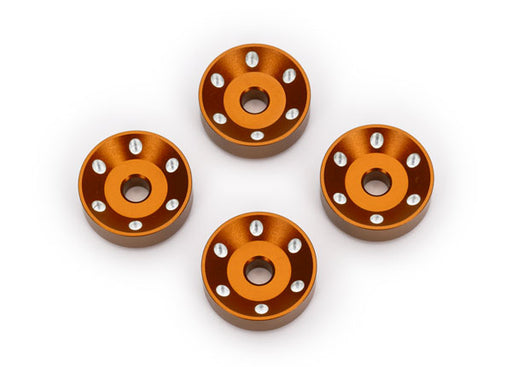 Traxxas 10257 Orange Aluminum Wheel Washers for MAXX Slash® (4 Pack)