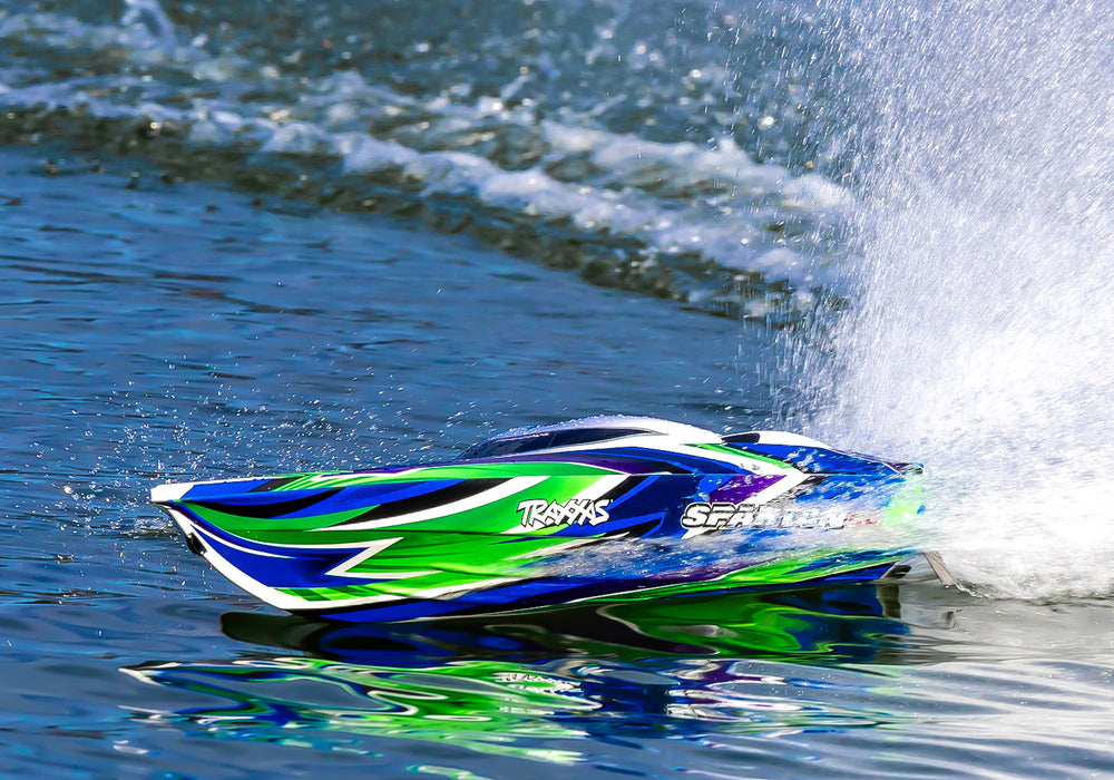 Traxxas 103076-4 Green Spartan SR 36" Brushless RC Race Boat