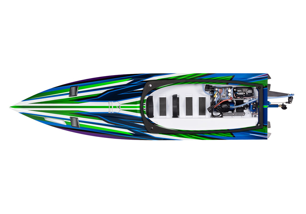 Traxxas 103076-4 Green Spartan SR 36" Brushless RC Race Boat