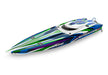 Traxxas 103076-4 Green Spartan SR 36" Brushless RC Race Boat