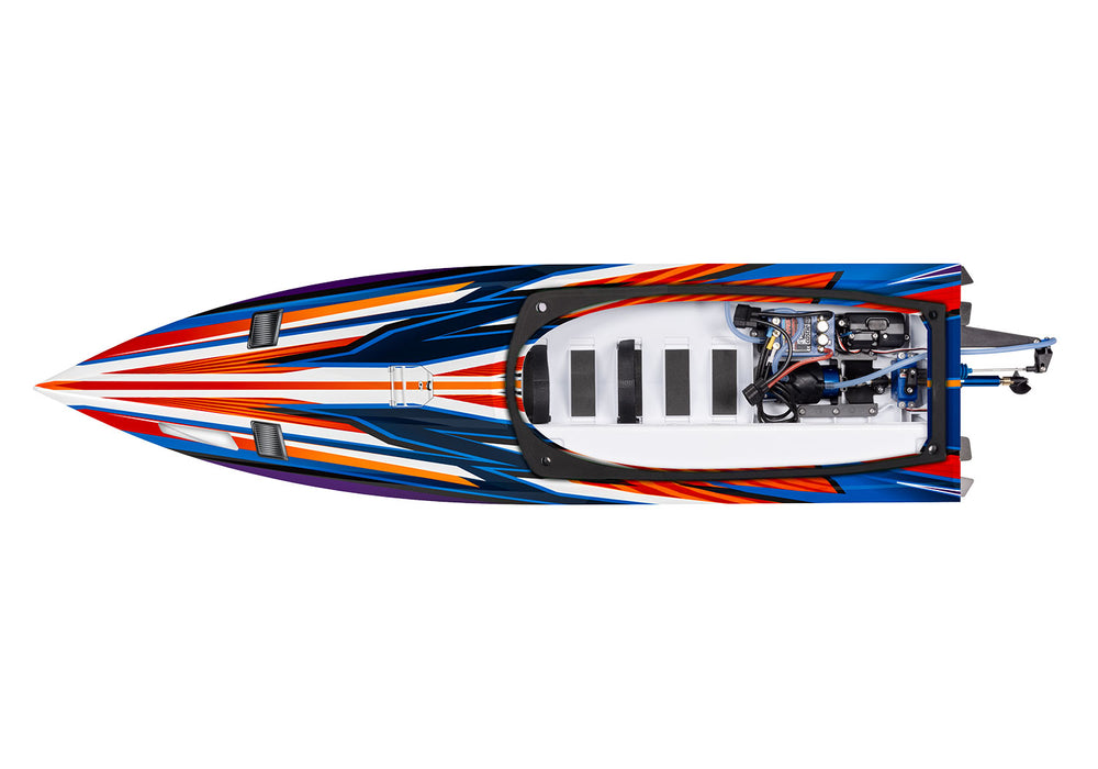 Traxxas 103076-4 Orange Spartan SR 36" Brushless RC Race Boat