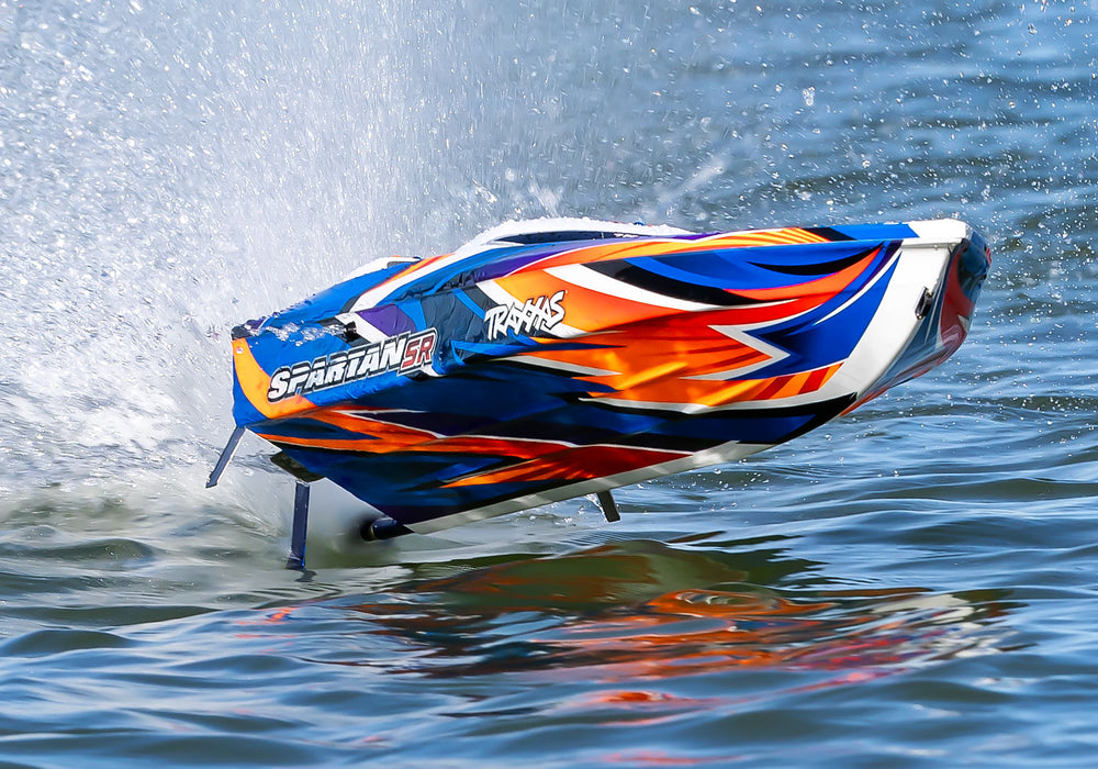 Traxxas 103076-4 Orange Spartan SR 36" Brushless RC Race Boat