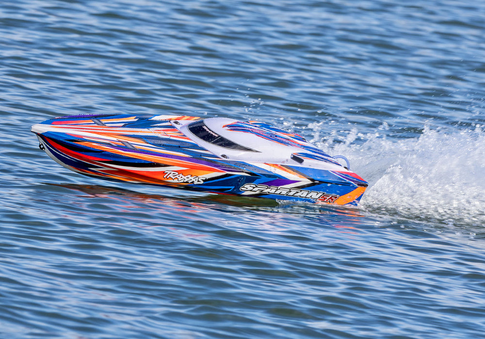 Traxxas 103076-4 Orange Spartan SR 36" Brushless RC Race Boat