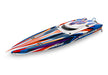 Traxxas 103076-4 Orange Spartan SR 36" Brushless RC Race Boat
