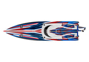 Traxxas 103076-4 Red Spartan SR 36" Brushless RC Race Boat