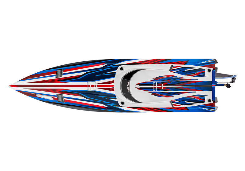 Traxxas 103076-4 Red Spartan SR 36" Brushless RC Race Boat