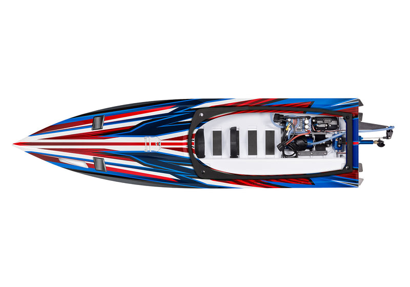 Traxxas 103076-4 Red Spartan SR 36" Brushless RC Race Boat