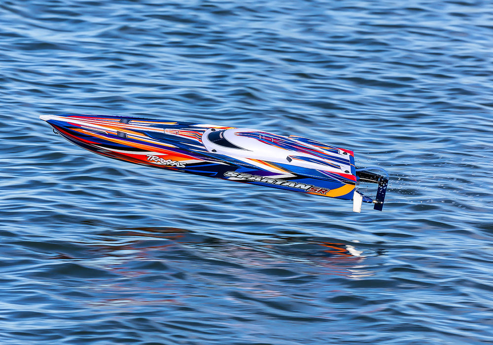 Red Racing Boat Traxxas 103076-4 Red Spartan SR 36