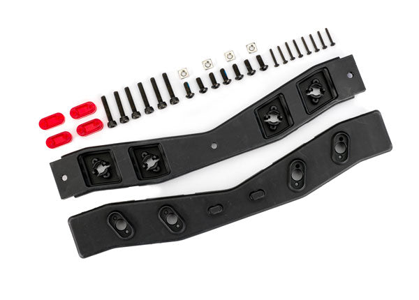 Traxxas 10357 Boat Trailer Rear Top and Bottom Crossmember with Tail Light Lens