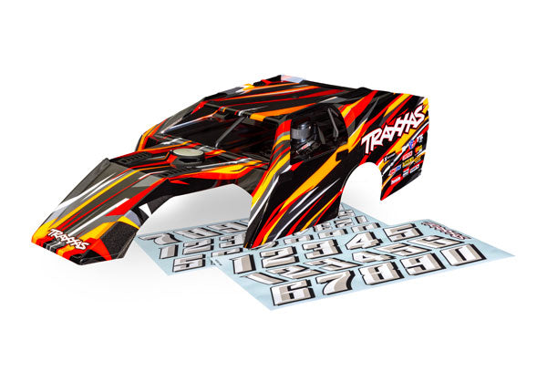 Traxxas 10411-ORNG Orange Slash Mudboss Clipless Body