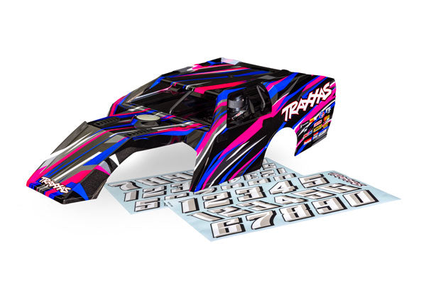Traxxas 10411-PINK Pink Slash Mudboss Clipless Body
