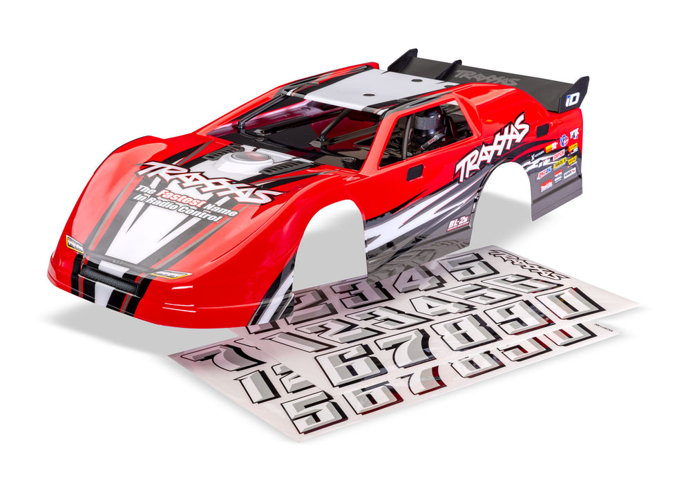 Traxxas 10423 Red Slash Late Model Body