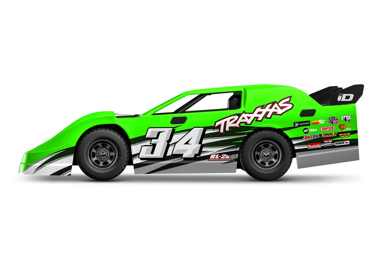 Traxxas 104364-74 Green #34 RTR 1/10 Late Model BL-2s