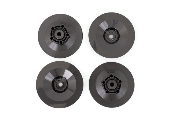 Traxxas 10457-GRAY Wheel Discs Gray 4 pack