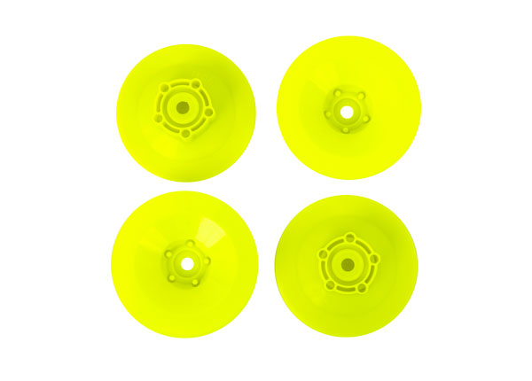 Traxxas 10457-YLW Wheel Discs Yellow 4 pack