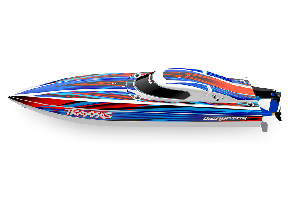 Traxxas 106064-4 Blue Disruptor Race Boat 4S
