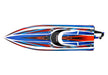 Traxxas 106064-4 Blue Disruptor Race Boat 4S