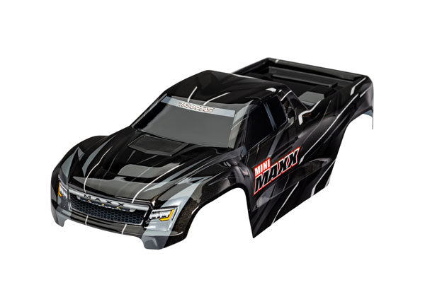 Traxxas 10711-BLK Clear Mini Maxx® Body with Decals Applied
