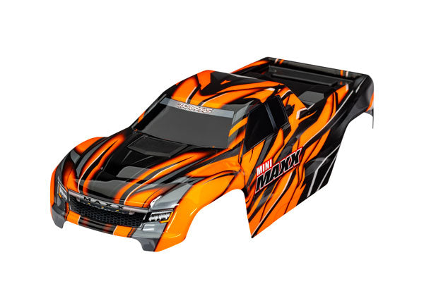 Traxxas 10711-ORNG Orange Mini Maxx® Body with Decals Applied