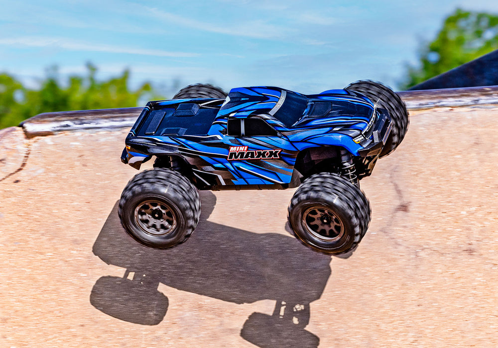 Traxxas 107154-1 Blue Mini Maxx® 4X4 RTR Brushless Monster Truck