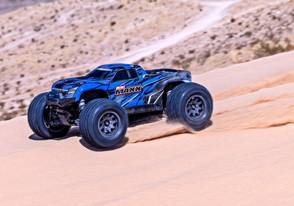 Traxxas 107154-1 Blue Mini Maxx® 4X4 RTR Brushless Monster Truck