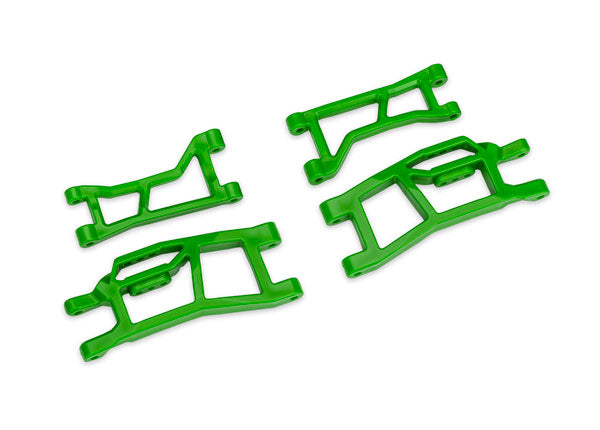 Traxxas 10725-GRN Green Front Upper and Lower Suspension Arms fits Mini XRT and Mini Maxx with WideMaxx Kit