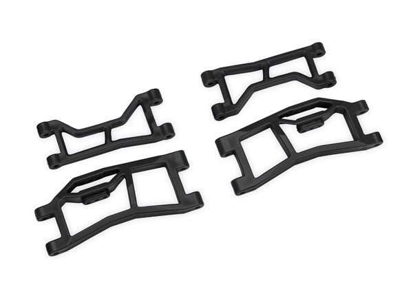 Traxxas 10727-BLK Rear Upper and Lower Suspension Arms fits Mini XRT and Mini Maxx with WideMaxx Kit