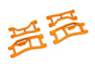Traxxas 10727-ORNG Orange Rear Upper and Lower Suspension Arms fits Mini XRT and Mini Maxx with WideMaxx Kit