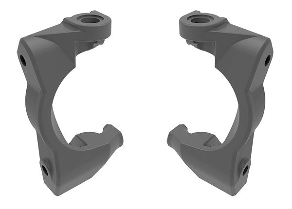 Traxxas 10732-GRAY Gray Left and Right Caster blocks (c-hubs) fits Mini Maxx®